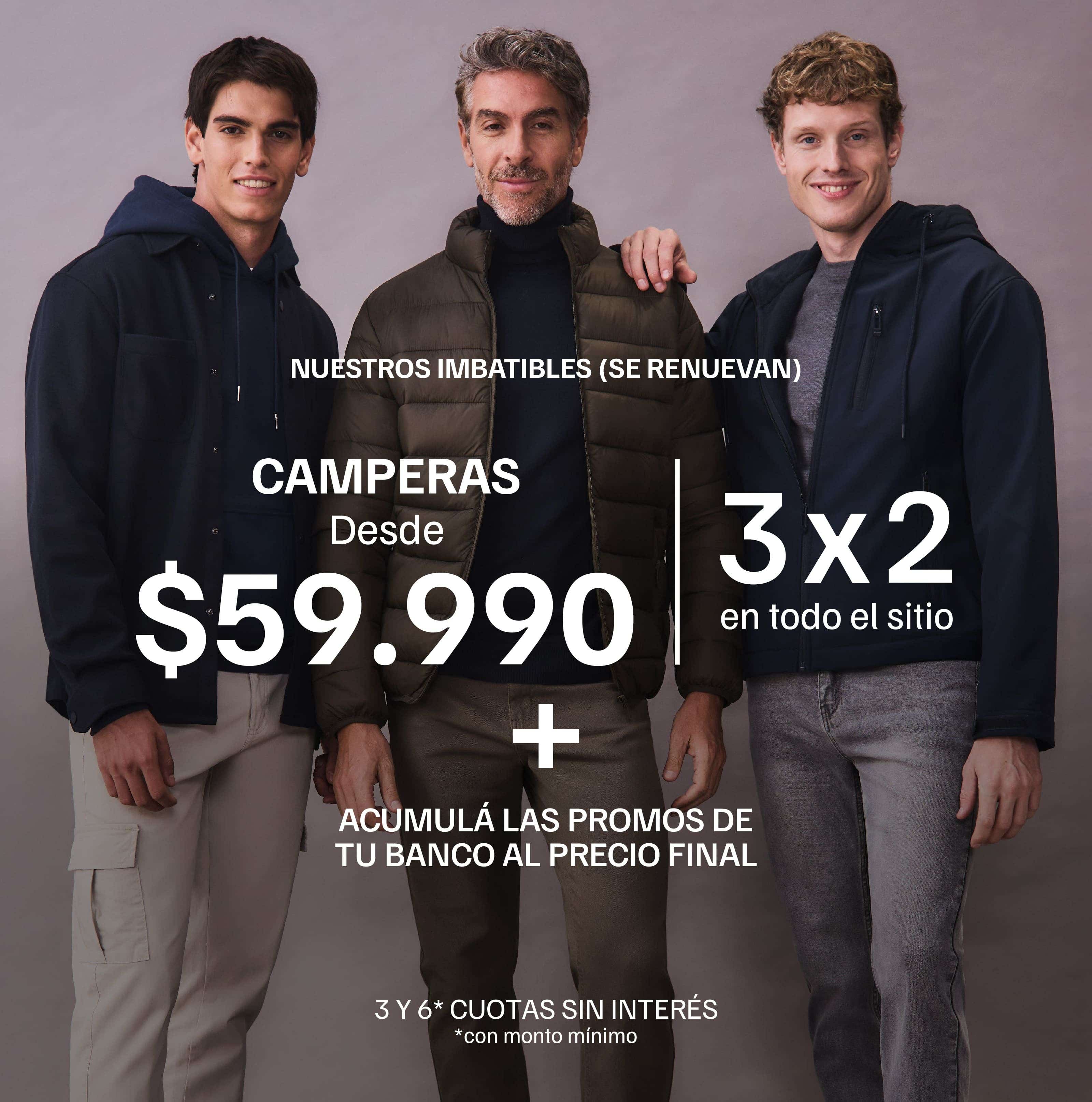 3x2 en todo el sitio