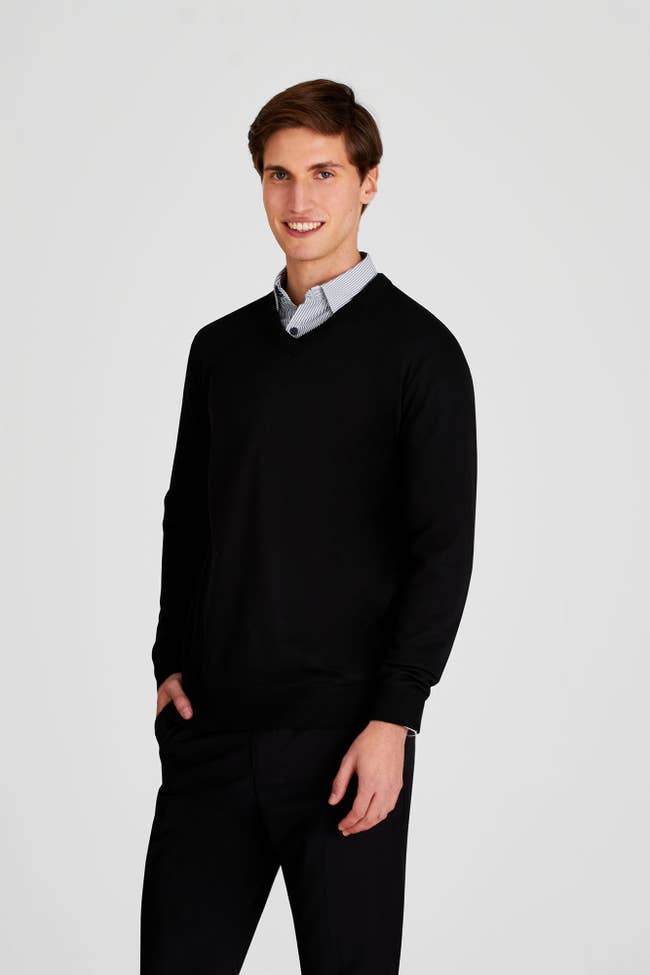 Sweater liso negro
